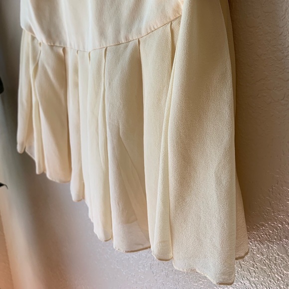 Vintage Ellen Tracy Yellow Silk Skirt - Picture 3 of 7